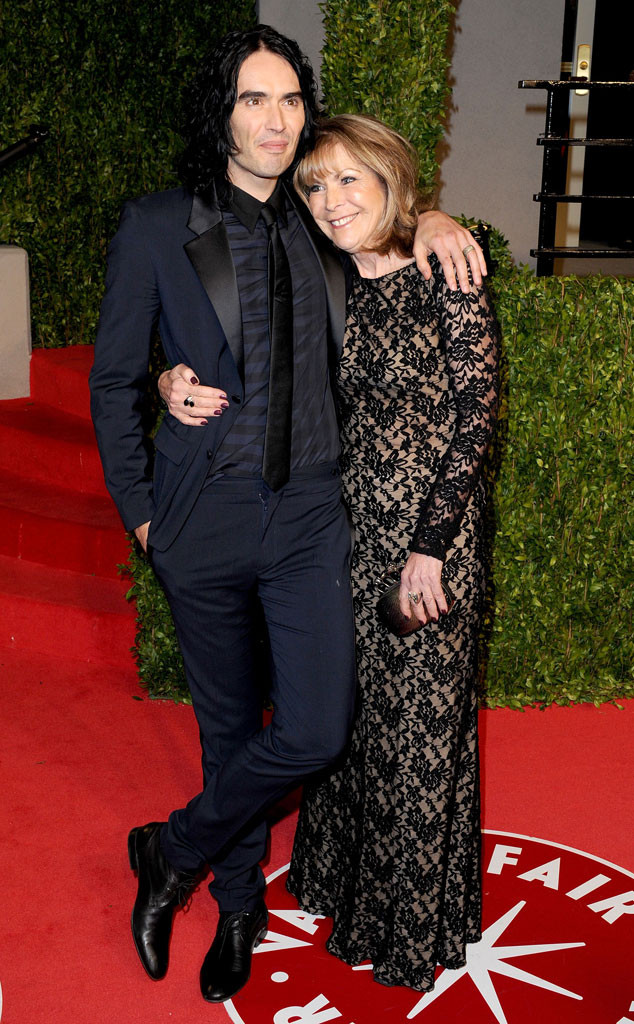 Russell Brand, Mother, Barbara Brand, Oscars 2011 Russell Brand, Mother, Barbara Brand, Oscars 2011